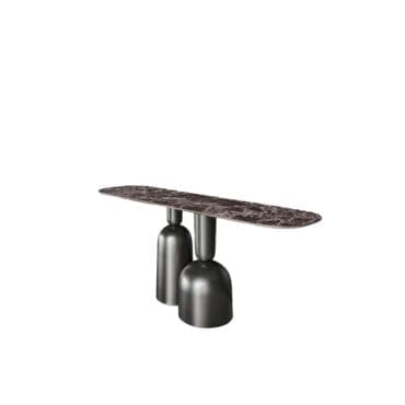 Bonaldo – Consolle Cop base metallo antracite piano ceramica