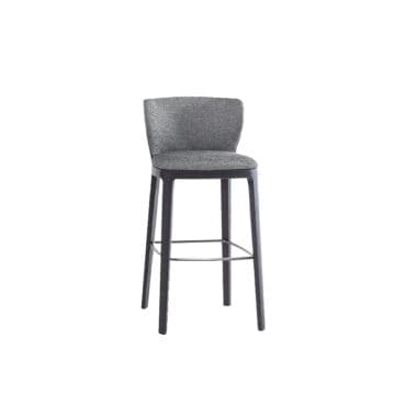 Bonaldo – Sgabello Joy too H 77 gambe massello frassino carbone scocca in tessuto