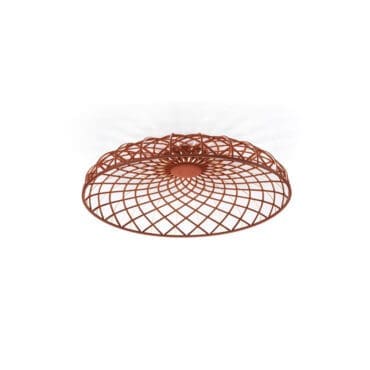 Flos - Lampada da soffitto Skynest Ceiling rosso mattone