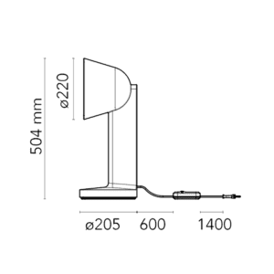 Flos Lampada da tavolo Ceramique Side Longho Design Palermo