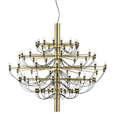 Flos Lampadario 2097 75 Clear Bulbs Ottone Longho Design Palermo
