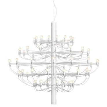 Flos Lampadario 2097 75 Frosted Bulbs Bianco Opaco Longho Design Palermo