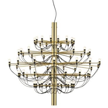 Flos Lampadario 2097 75 Frosted Bulbs Ottone Longho Design Palermo