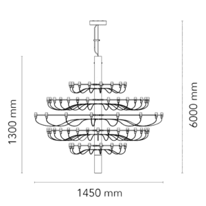Flos Lampadario 2097 75 Longho Design Palermo