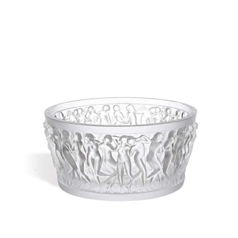 Lalique - Ciotola Bacchantes cristallo trasparente longho design palermo