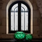 Lalique Vaso Languedoc cristallo verde 2 Longho Design Palermo