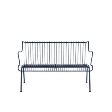 Magis Panca bassa South impilabile acciaio trattato verniciato blu notte longho design palermo