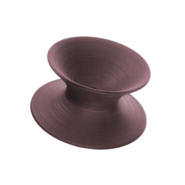 Magis - Poltroncina roteante Spun polietilene viola indoor outdoor
