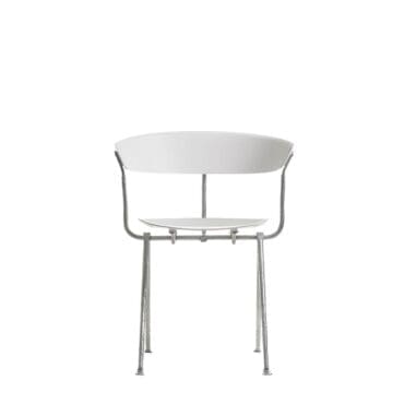 Magis Sedia Officina struttura zincato scocca polipropilene bianca Longho Design Palermo
