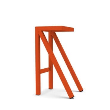 Magis - Sgabello alto Bureaurama alluminio arancio