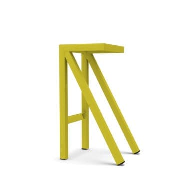Magis - Sgabello alto Bureaurama alluminio giallo