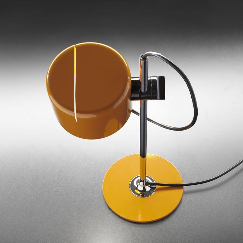 Oluce - Lampada da tavolo Coupè Mini giallo