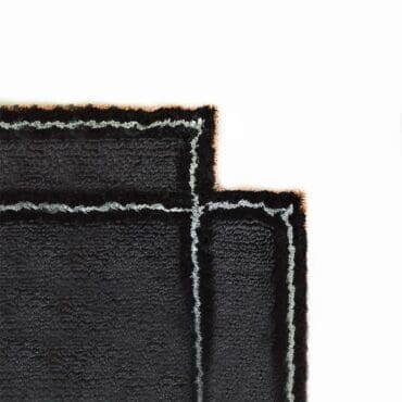 Magis - Tappeto Volentieri Cornice nero 200x200