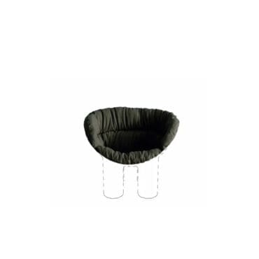 Driade Cuscino per poltrona Roly Poly grigio scuro longho design palermo