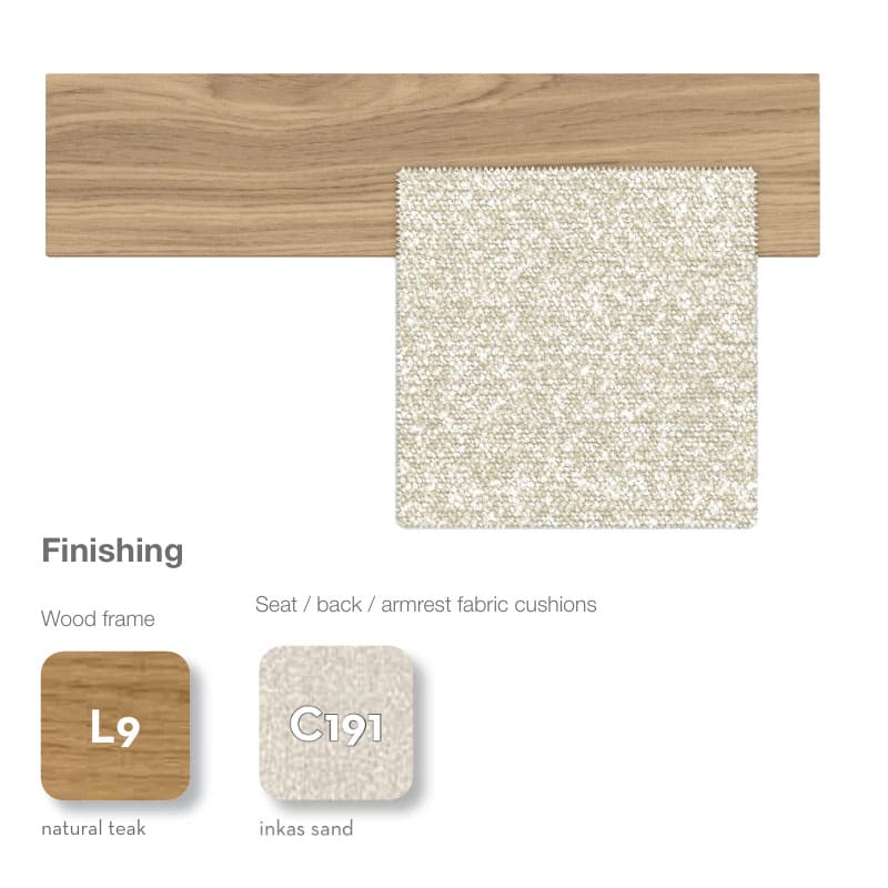 Finitura Teak Inkas Sand 0 Longho Design Palermo
