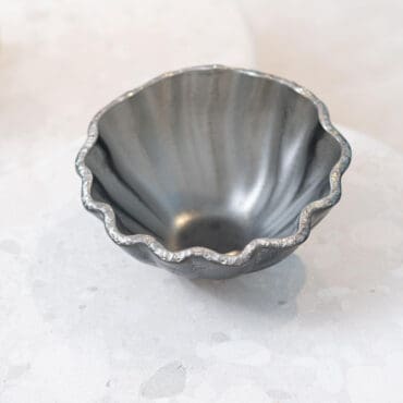 Gardeco - Bowl Lirio prata fosco topo platina