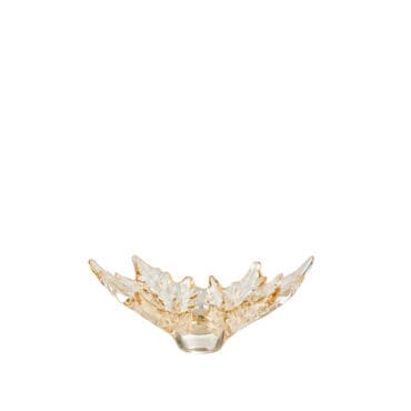 Lalique - Ciotola Champs-Elysées piccola cristallo dorato lucido