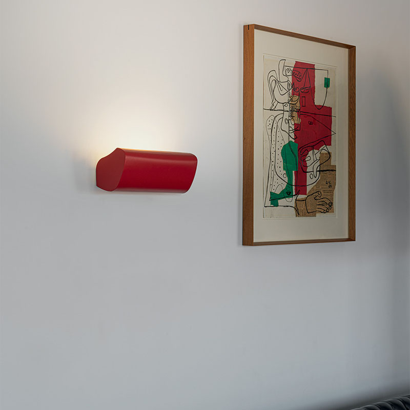 Nemo Lampada da parete Applique Radieuse rosso Longho Design Palermo