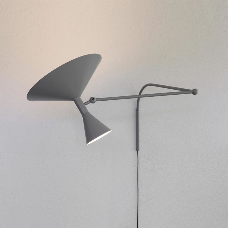 Nemo Lampada da parete Lampe de Marseille grigio 2 Longho Design Palermo