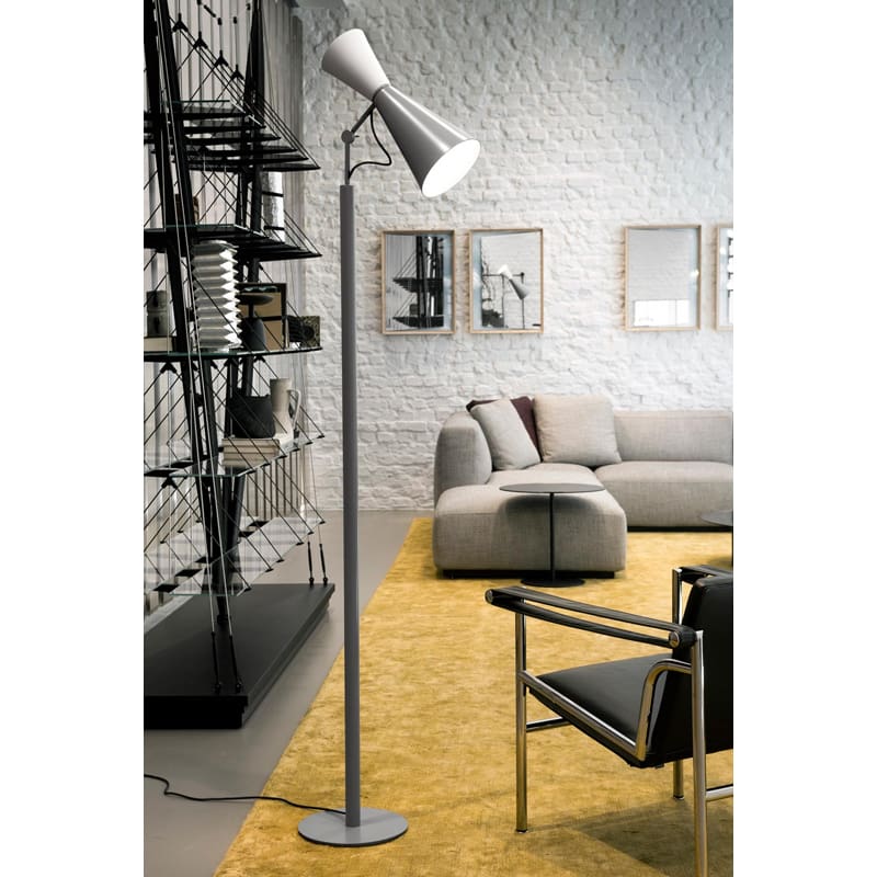 Nemo Lampada da terra Parliament grigio bianco 1 Longho Design Palermo