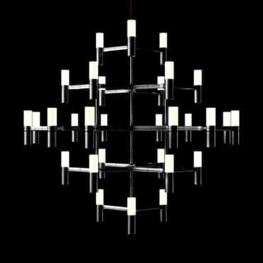 Nemo Lampadario Crown Major nero 1 Longho Design Palermo