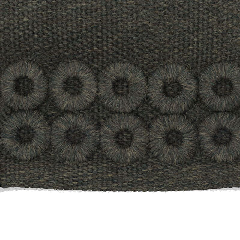Talenti – Tappeto Tondo Fabric Quadro dark green d200