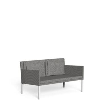 Talenti - Divano Step 2 Posti White silver black
