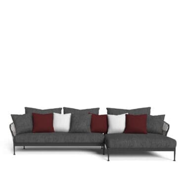 Talenti Divano modulare Living Frame Graphite Dark grey Longho Design Palermo