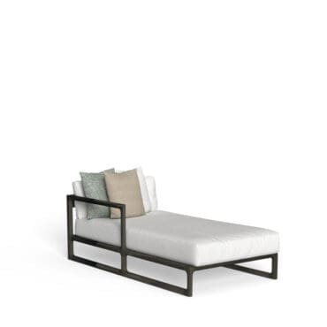 Talenti Divano modulare Thea DX Palissandro Dune white longho design palermo