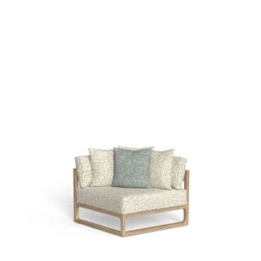 Talenti – Divano modulare Thea corner Teak Inkas sand