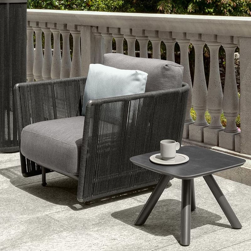 Talenti Poltrona Living Coral graphite dark grey Longho Design Palermo