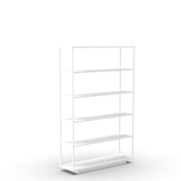 Talenti - Scaffale Tikal magnesit white 80X190