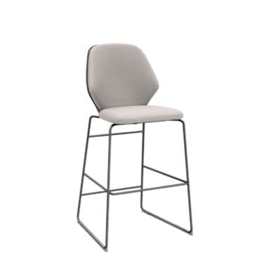 B&B Italia - Sgabello alto Crinoline con cuscino schienale cat.A