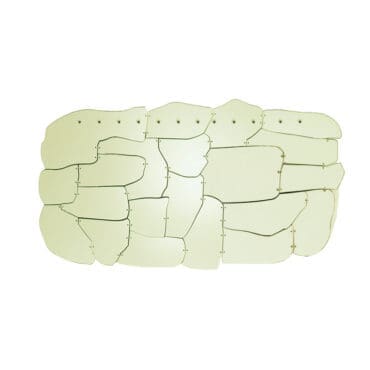 edra – Specchiera da parete Miraggio Gold orizzontale