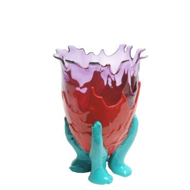 Corsi Design - Vaso Clear Extra Colour clear lilac matt red and turquoise L