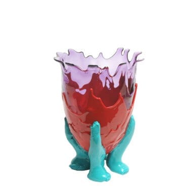 Corsi Design - Vaso Clear Extra Colour clear lilac matt red and turquoise M