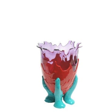 Corsi Design - Vaso Clear Extra Colour clear lilac matt red and turquoise S