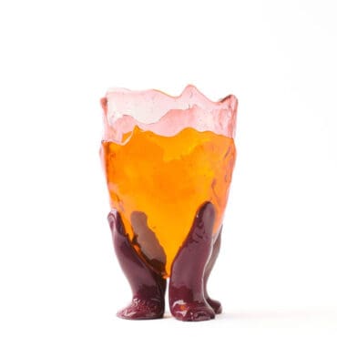 Corsi Design - Vaso Clear Extra Colour clear pink clear orange and matt cherry L