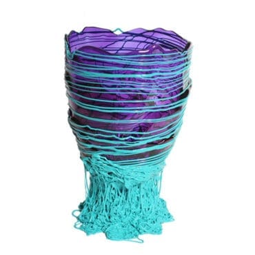 Corsi Design - Vaso Clear Special XL clear purple and matt turquoise