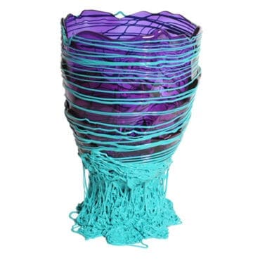 Corsi Design - Vaso Clear Special XXL clear purple and matt turquoise