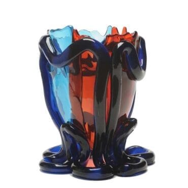 Corsi Design Vaso Indian Summer Extracolour XL blu trasparente rubino scuro blu Longho Design Palermo