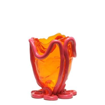 Corsi Design Vaso Indian Summer M arancione trasparente fucsia opaco Longho Design Palermo