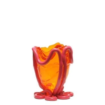 Corsi Design Vaso Indian Summer S arancione trasparente fucsia opaco Longho Design Palermo