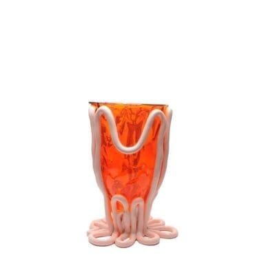 Corsi Design Vaso Indian Summer S arancione trasparente rosa pastello opaco Longho Design Palermo