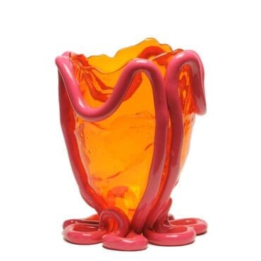 Corsi Design Vaso Indian Summer XL arancione trasparente fucsia opaco Longho Design Palermo