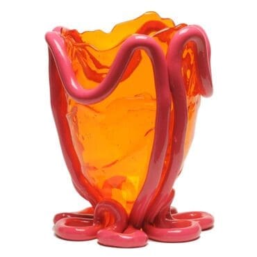 Corsi Design Vaso Indian Summer XXL arancione trasparente fucsia opaco Longho Design Palermo