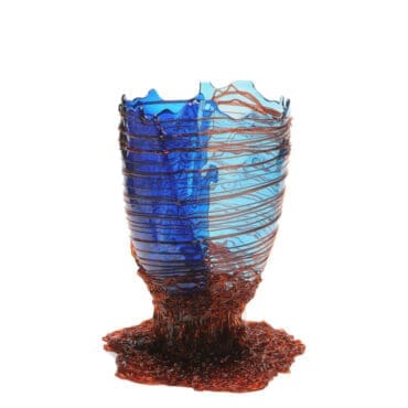 Corsi Design - Vaso Spaghetti M clear blue light blue dark ruby