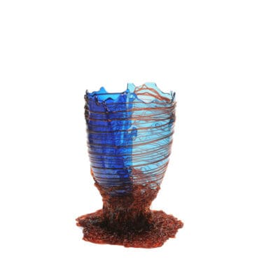 Corsi Design - Vaso Spaghetti S clear blue light blue dark ruby