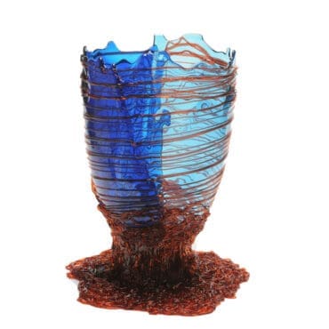 Corsi Design - Vaso Spaghetti XL clear blue light blue dark ruby