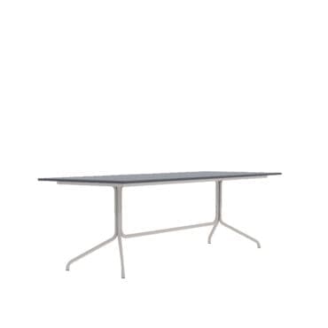 Gervasoni – Tavolo Brise 33 base Pearl Top Cemento